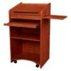 Oklahoma Sound Aristocrat Floor Lectern, Wild Cherry