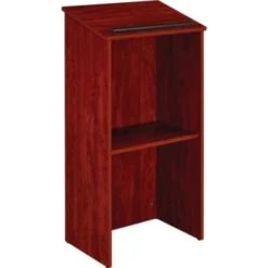 Oklahoma Sound Full Floor Mahogany Lectern