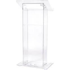 Oklahoma Sound Acrylic Shelf Clear Lectern
