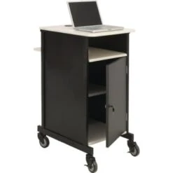 Oklahoma Sound Jumbo Presentation Cart For Total Presentation And Storage