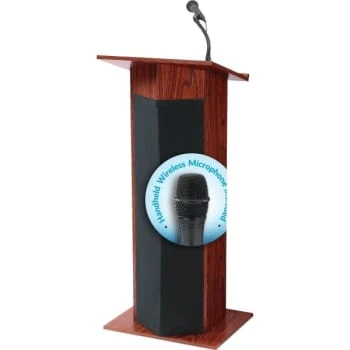 Oklahoma Sound Power Plus Sound Lectern, 4 Speakers Built-In To Amplify Voice 3 Oklahoma Sound Power Plus Sound Lectern, 4 Speakers Built-In To Amplify Voice