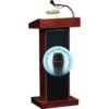 Oklahoma Sound Orator Lectern & Wireless Handheld Microphone Package, Mahogany -Household Supplies Store 723410 V Lg