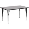 Flash Furniture Gray Rectangular Activity Table 30w X 72 Inch D -Household Supplies Store 739018 w MainProductImage BUS Lg