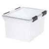 Iris® Clear Letter/legal-Size Weather-Tight File Box 2 Iris® Clear Letter/legal-Size Weather-Tight File Box -Household Supplies Store 739682 w MainProductImage BUS Lg