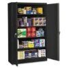Tennsco® 5-Shelf Black Steel Jumbo Storage Cabinet 78 X 48inch -Household Supplies Store 739709 w MainProductImage BUS Lg