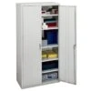 Hon® Brigade Light Gray Steel 5-Adjustable Shelf Storage Cabinet 2 Hon® Brigade Light Gray Steel 5-Adjustable Shelf Storage Cabinet -Household Supplies Store 739716 w MainProductImage BUS Lg