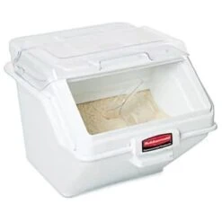 Rubbermaid Prosave 12.6 Gallon Shelf Ingredient Storage Bin W/ 2-Cup Scoop -Household Supplies Store 745945 w DetailedProductView5 Lg
