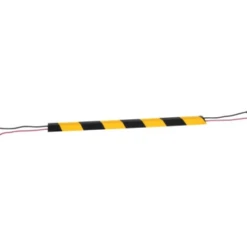 Vestil Extruded Aluminum Hose / Cable Crossover 48" Long - Yellow / Black