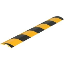Vestil Extruded Aluminum Hose / Cable Crossover 48" Long - Yellow / Black -Household Supplies Store 749528 V Lg