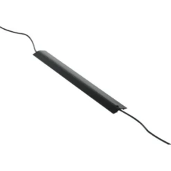 Vestil Extruded Aluminum Hose And Cable Crossover 24 Inch Black