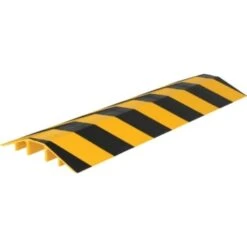 Vestil Extruded Aluminum Hose And Cable Crossover 72 Inch Yellow And Black -Household Supplies Store 749576 V Lg