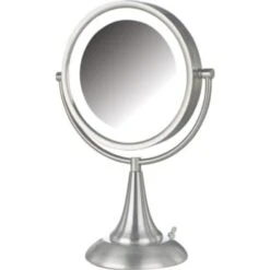 Jerdon 8.5 Tall Vanity Mirror Nickel Led Lighting Case Of 3