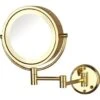 Jerdon 8.5" Wall Mount Bright Brass Lighted, Case Of 4 -Household Supplies Store 752615 V Lg