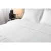 Dolce Notte Wynrest® Top Sheet, T220 Stripe, Full Xl 81x120", White, Case Of 24 -Household Supplies Store 761246 v LifestyleImage Lg