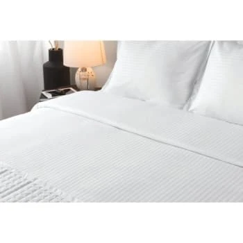 Dolce Notte Wynrest® Top Sheet, T220 Stripe, Full Xl 81x120", White, Case Of 24 3 Dolce Notte Wynrest® Top Sheet, T220 Stripe, Full Xl 81x120", White, Case Of 24