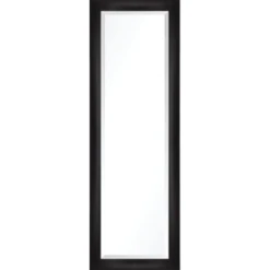 Startex Industries Full Length Glass Mirror 20 X 60", Satin Black, Package Of 4