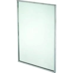 Bobrick® 18 X 30 In Stainless Steel Framed Mirror