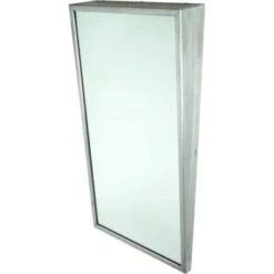 Bobrick® 18 X 30 In Satin Stainless Steel Framed Angled Mirror