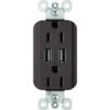 Legrand® Radiant 15 Amp Duplex Standard Outlet W/ Usb Ports (Bronze) -Household Supplies Store 837633 V Lg