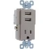 Legrand® Radiant 15 Amp 1 Standard Outlet W/ Usb Ports (Nickel) 1 Legrand® Radiant 15 Amp 1 Standard Outlet W/ Usb Ports (Nickel) -Household Supplies Store 837635 V Lg