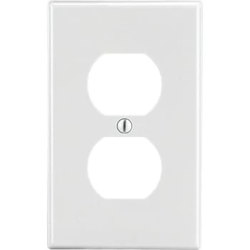 Hubbell 1-Gang Duplex Receptacle Wall Plate (25-Pack) (White) 3 Hubbell 1-Gang Duplex Receptacle Wall Plate (25-Pack) (White)