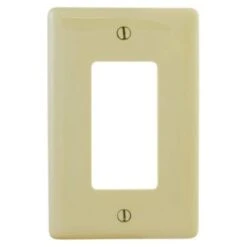 Hubbell 1-Gang Decorator Wall Plate (Ivory) (25-Pack) -Household Supplies Store 918725 AlternateImageView UNI Lg