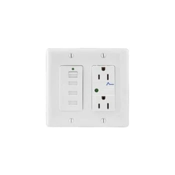 Hubbell 2-Gang Polycarbonate Decorator Wall Plate (25-Pack) (White) 4 Hubbell 2-Gang Polycarbonate Decorator Wall Plate (25-Pack) (White) - Image 2