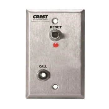 Crest Healthcare® Nurse Call Pullcord Station, Replacement For Auth, 2-Gang 3 Crest Healthcare® Nurse Call Pullcord Station, Replacement For Auth, 2-Gang